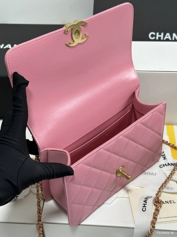 First Bag Ru - 12×19×8cm FLAP BAG CHANEL 0807